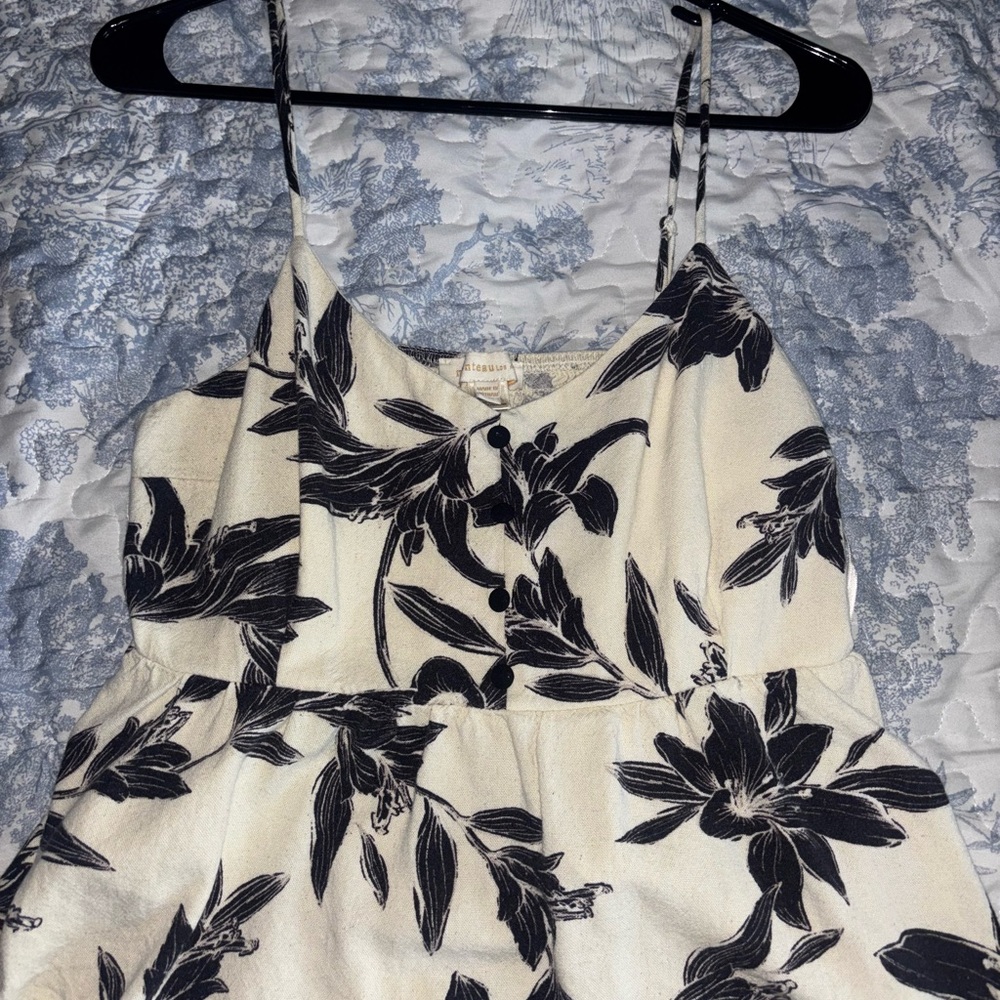 Floral Spaghetti Strap Top